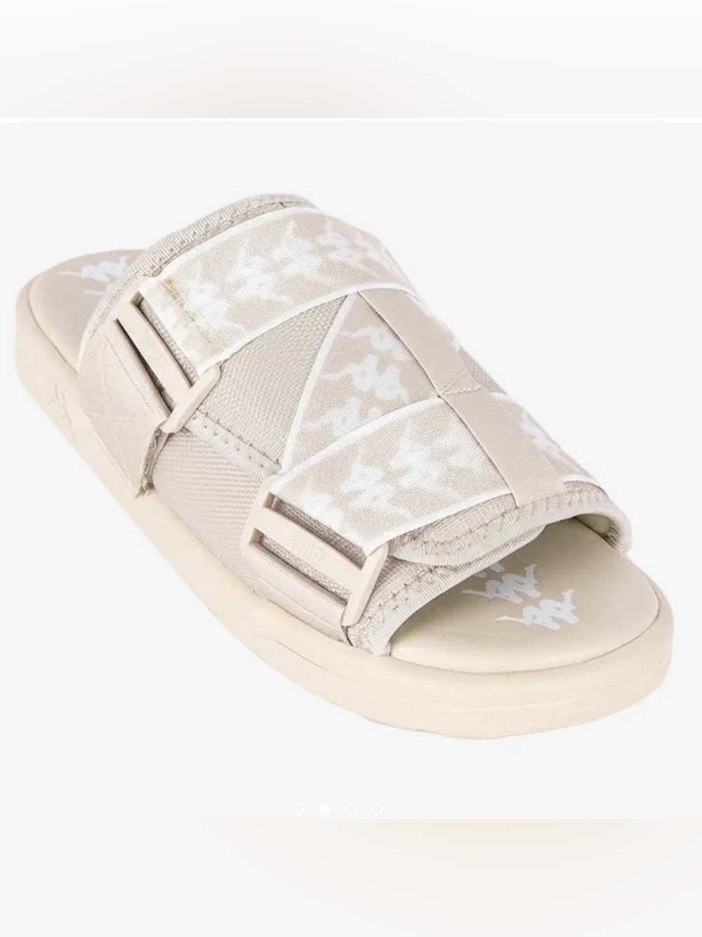 Kappa 222 Banda Mitel 1 Slides - Off-White White